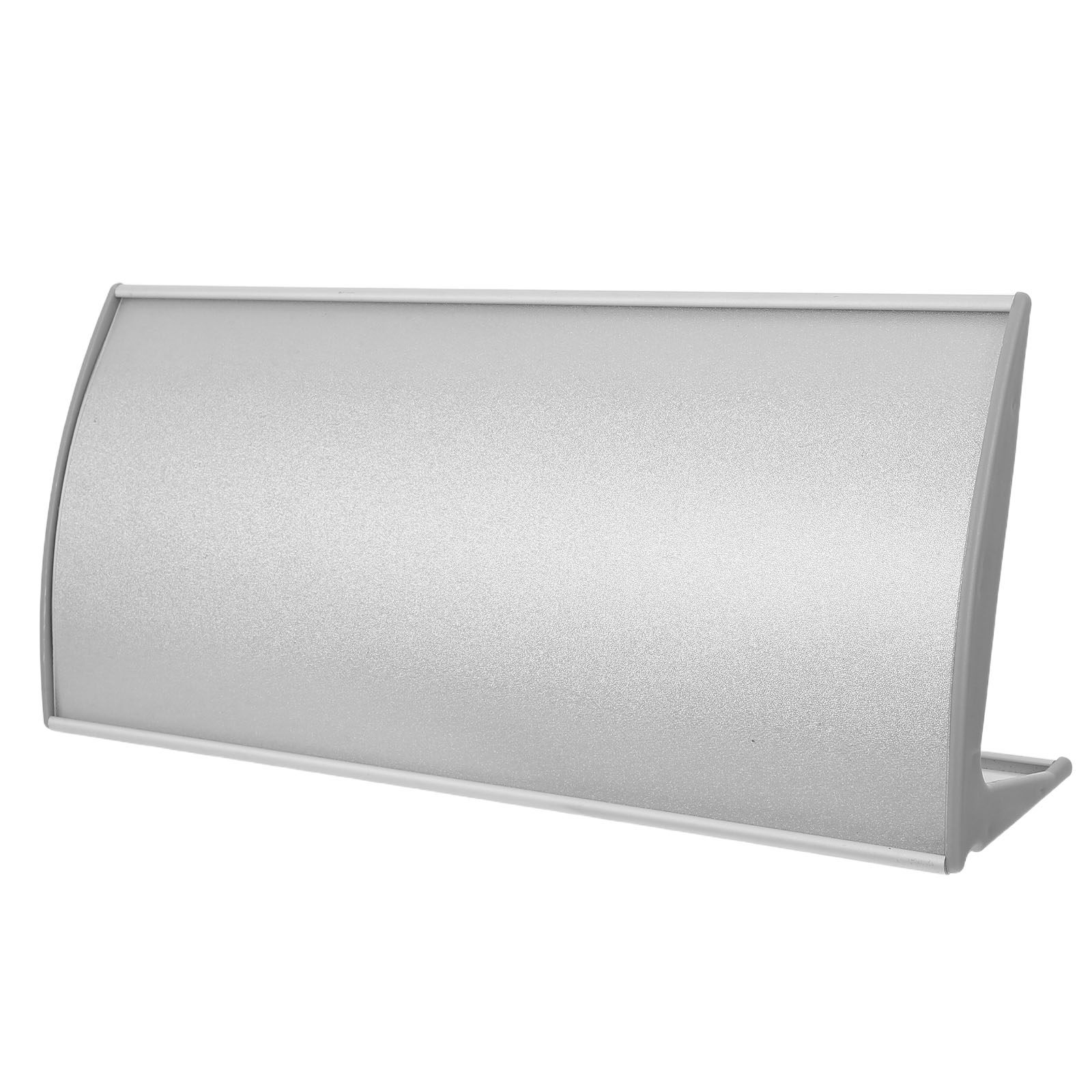 Desk Name Plate - Aluminum Alloy L Shape Desk Name