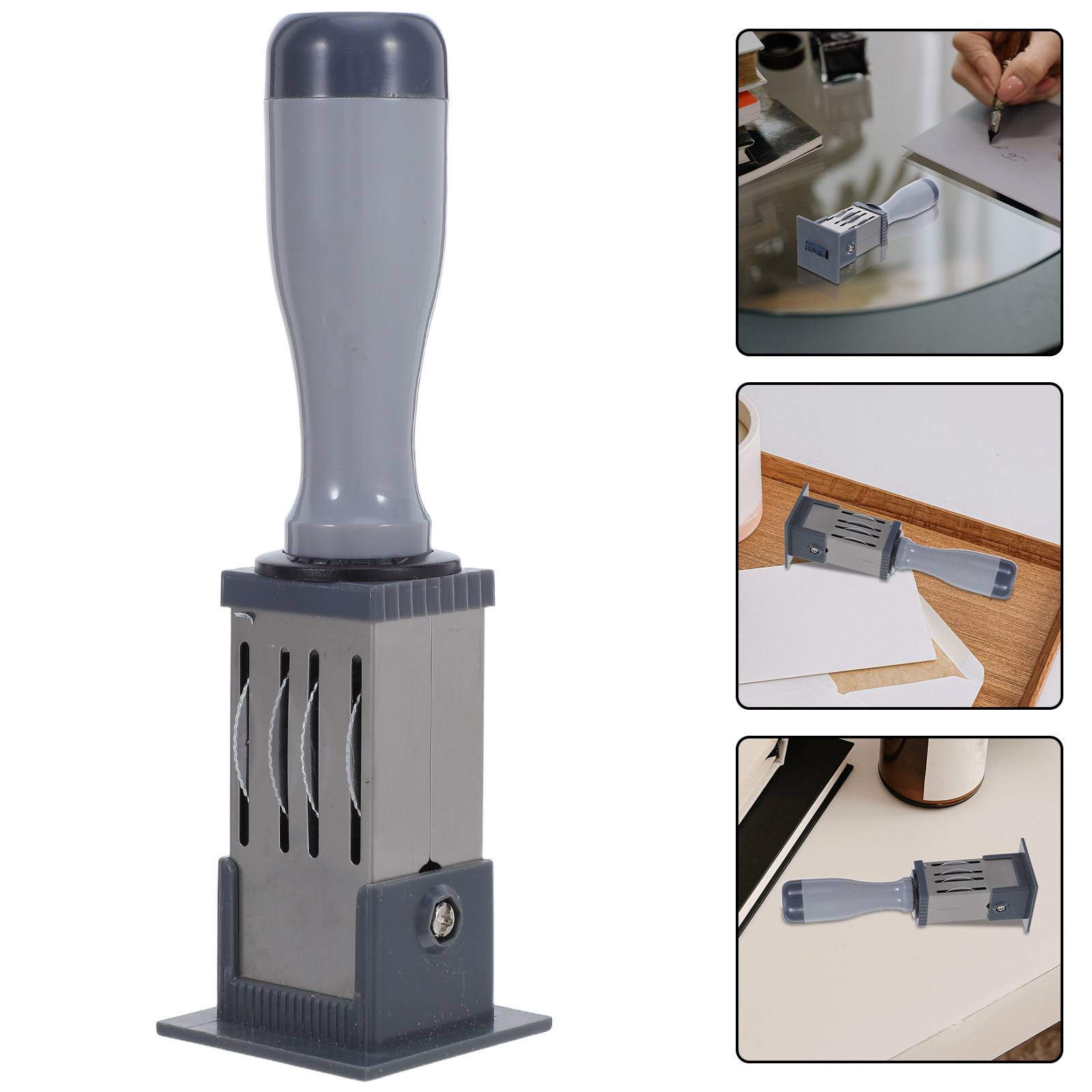 Self Inking Stamp - Portable Handheld Date Stamp Self-Inking Rolling