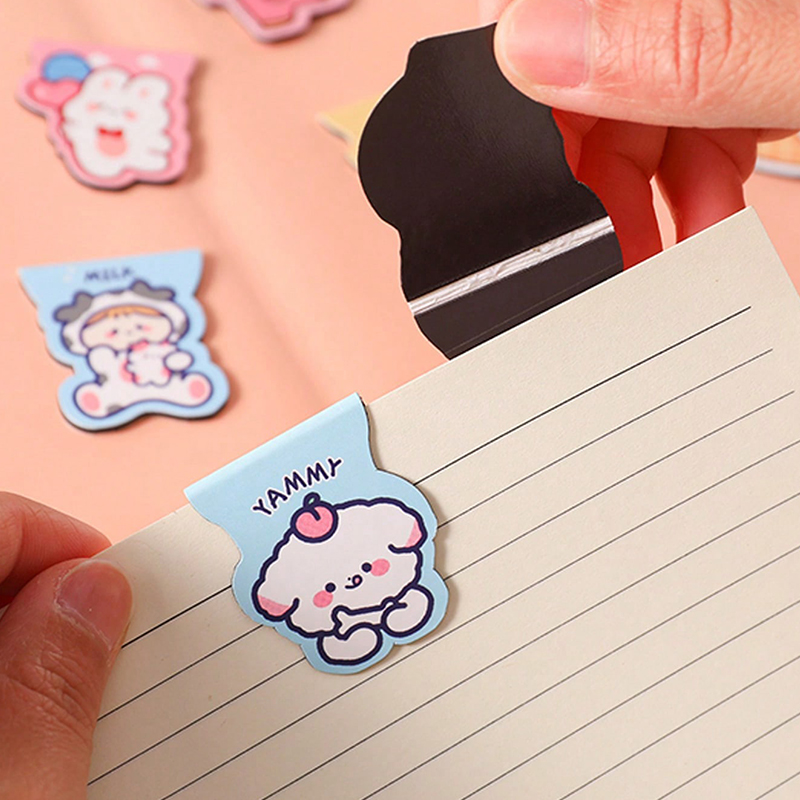 5pcs Cute Cartoon Bear Magneti - Bookmark Magnetic Clip 评论和价格