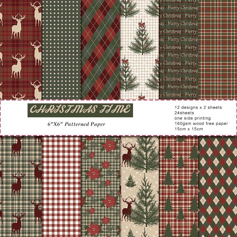 1Set Vintage Merry Christmas S - Graph Paper Pad 评论和价格