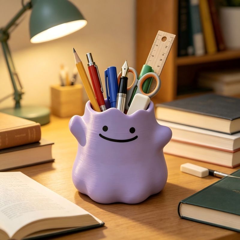 Pokemon Ditto Pen Holder Creat - Stationery Office 评论和价格