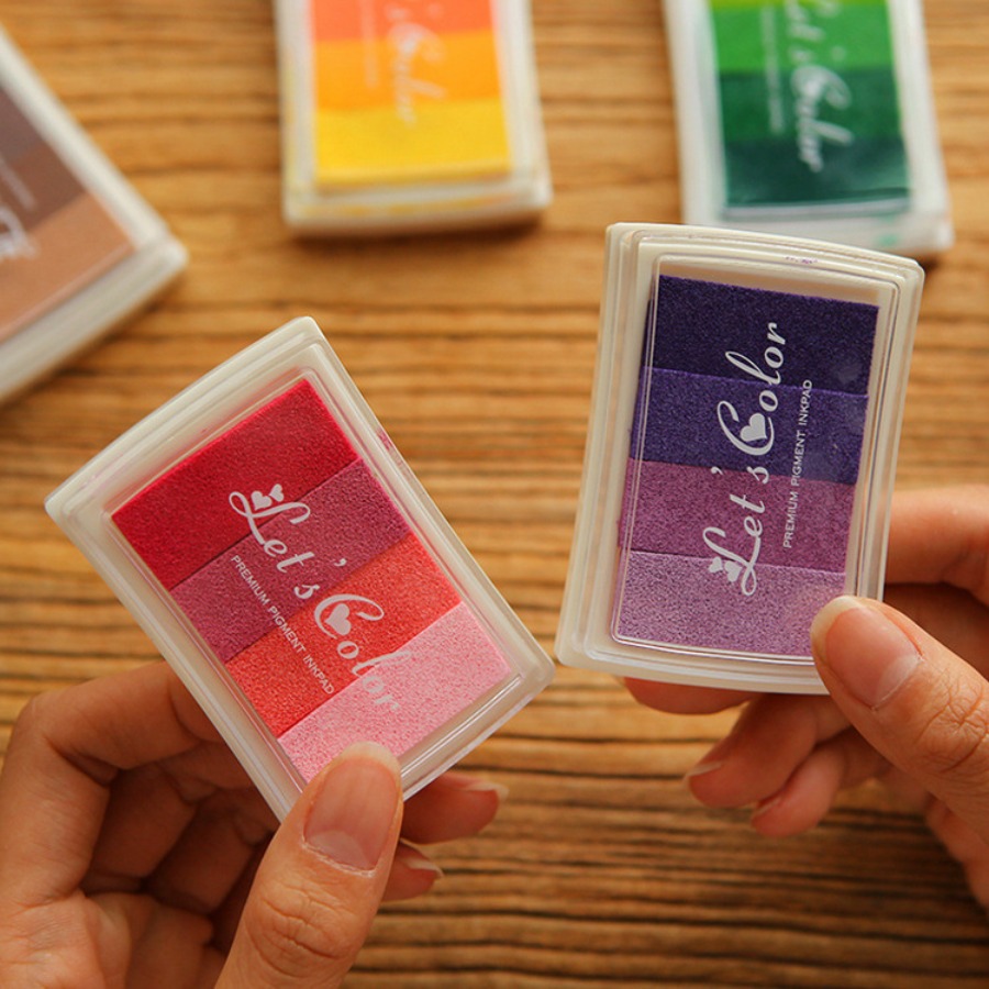 Gradient Color Craft Ink Pad C - Self Inking Stamp 评论和价格