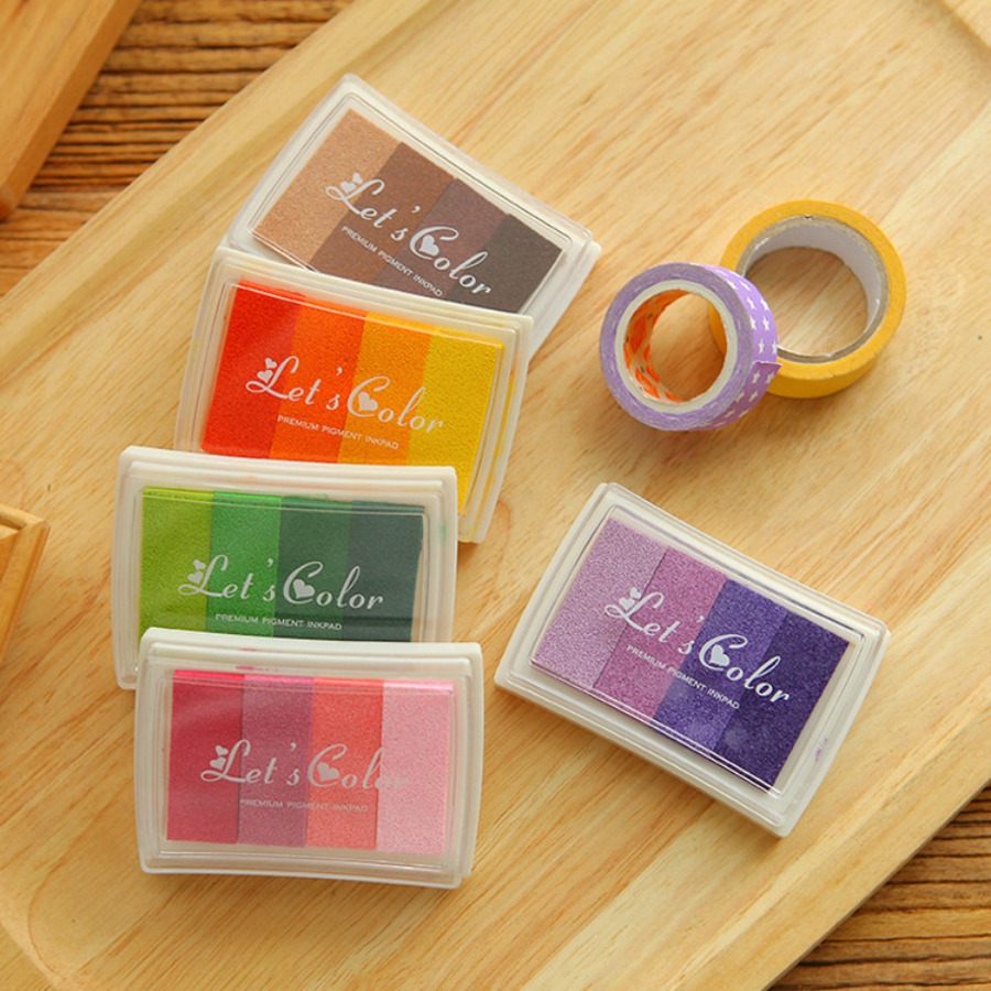Gradient Color Craft Ink Pad C - Self Inking Stamp 评论和价格