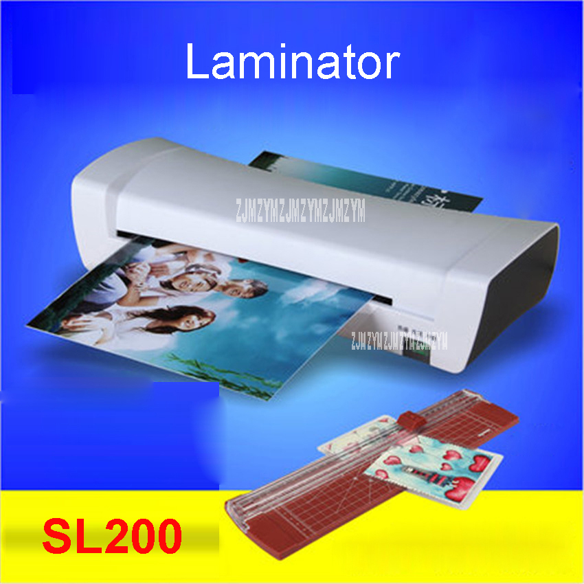 SL200 white A4 Photo Laminator - Document Laminator Pouch 评论和价格