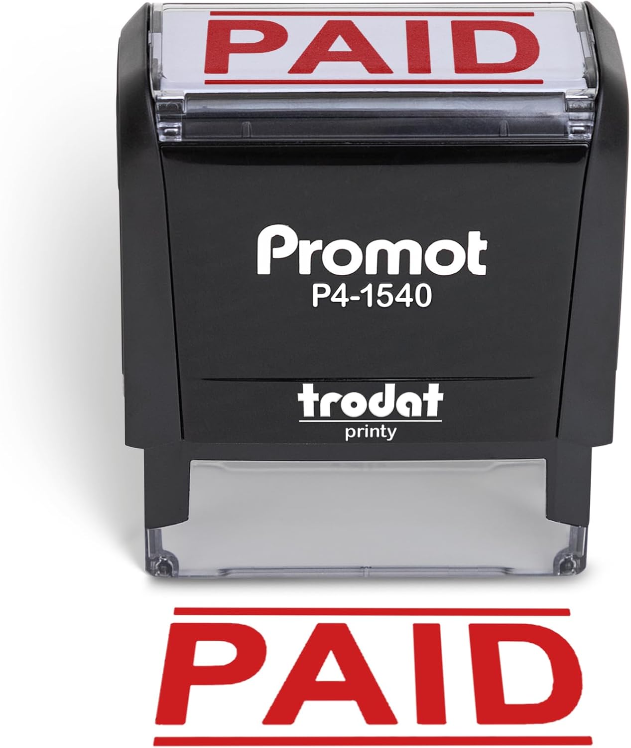 Self-Inking Paid Stamp Red Ref - Self Inking Stamp 评论和价格