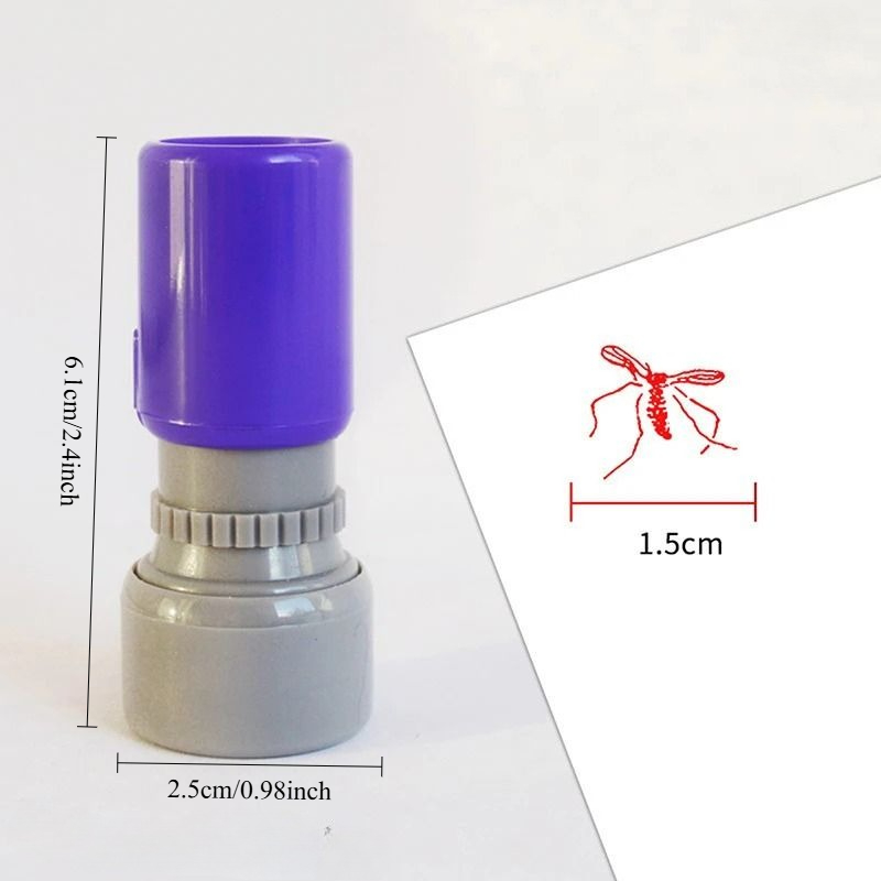 1/4pcs Mosquito Pattern Self-I - Self Inking Stamp 评论和价格