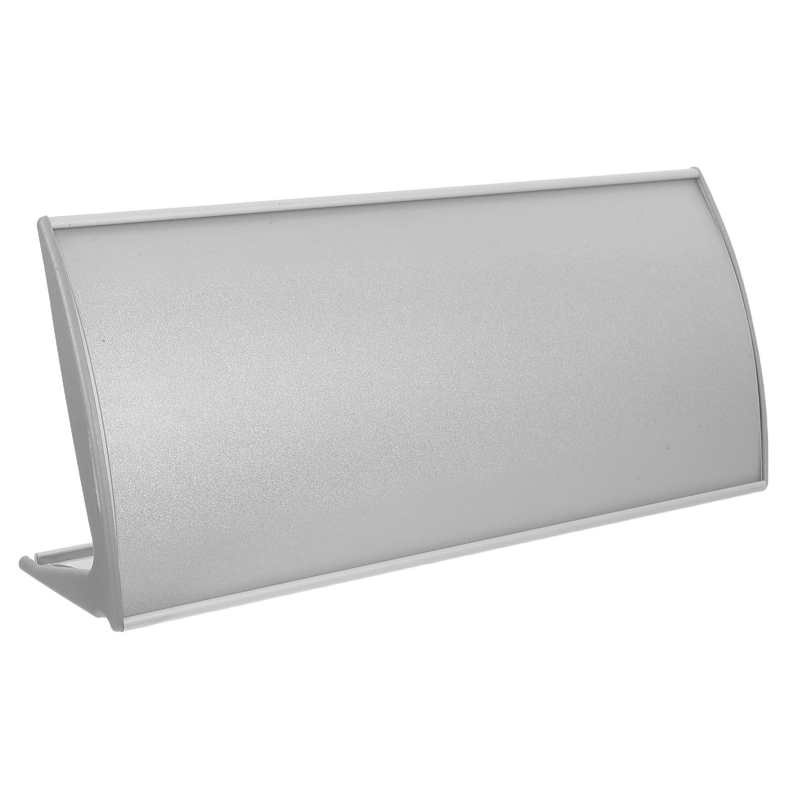 Aluminum Alloy L Shape Desk Na - Desk Name Plate 评论和价格