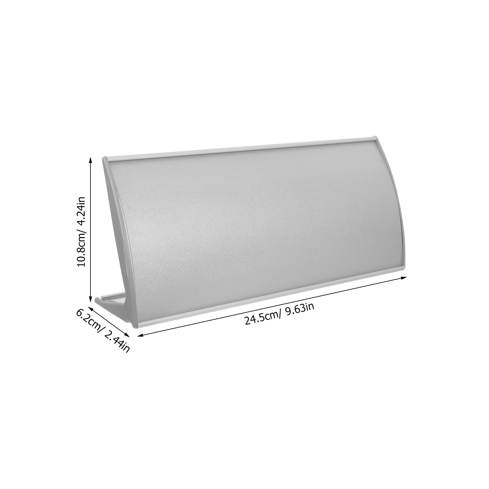 Aluminum Alloy L Shape Desk Na - Desk Name Plate 评论和价格