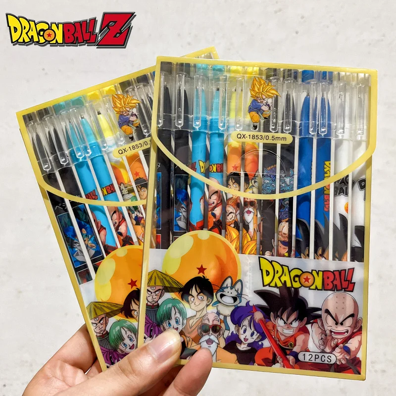 12PCS/Set Dragon Ball Gel Pen  - Office Supply Office Stationery Items 评论和价格