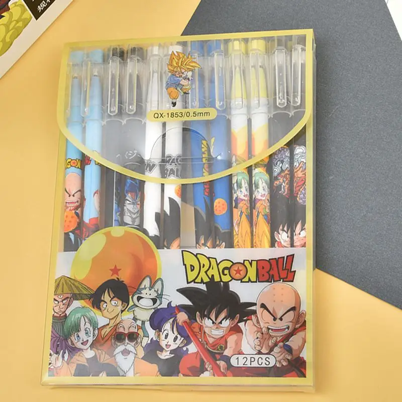 12PCS/Set Dragon Ball Gel Pen  - Office Supply Office Stationery Items 评论和价格