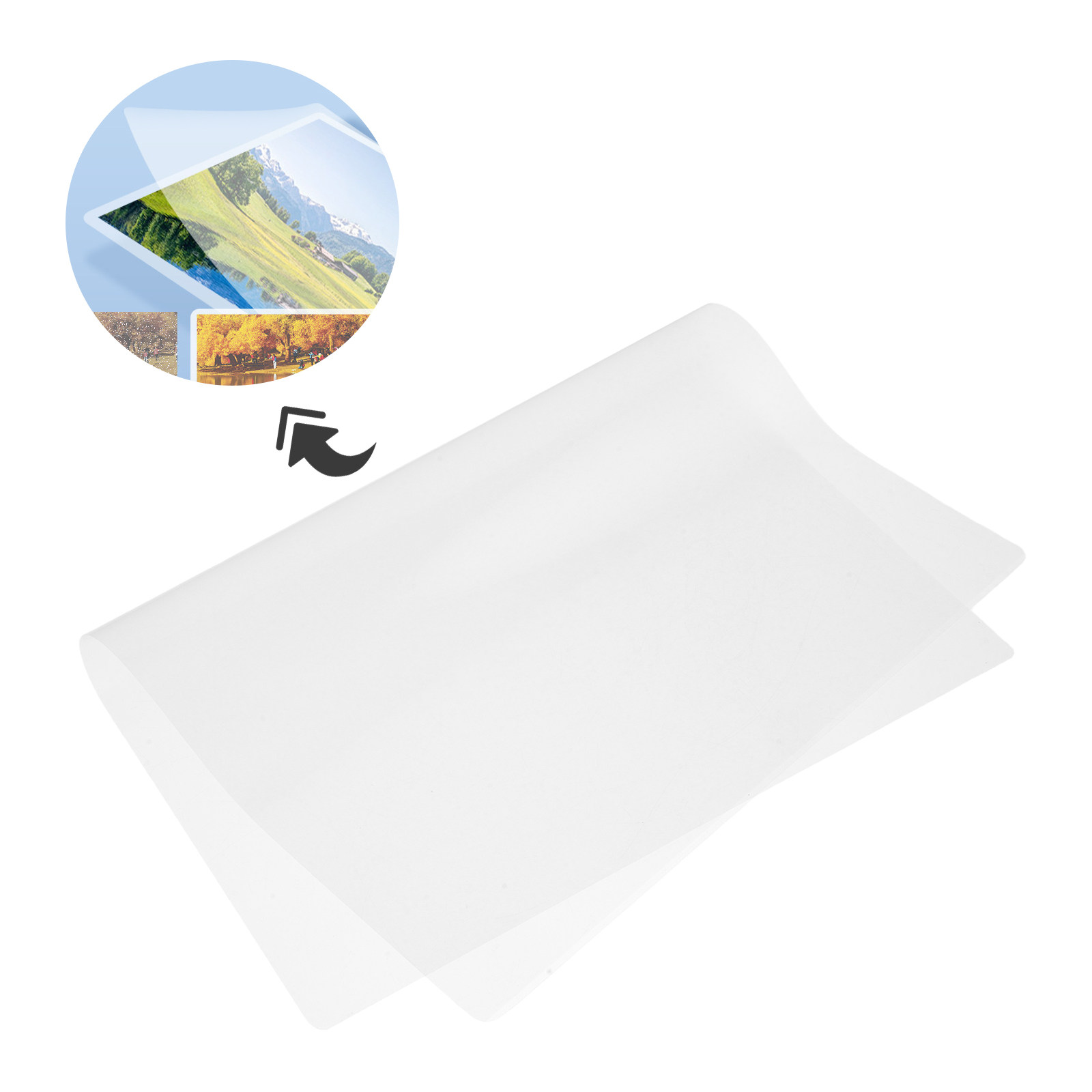 100Sheets A4 Thermal Laminatin - Document Laminator Pouch 评论和价格