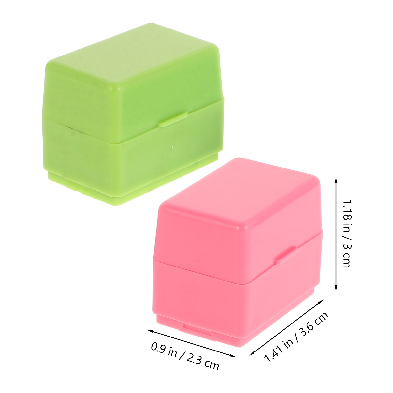 3Pcs Compact Self Inking Ident - Self Inking Stamp 评论和价格